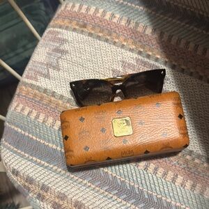 MCM Tortoise Shell Sunglasses with Case